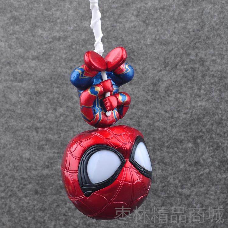 正品HTco sbabyQ版蜘蛛侠 头车载摆件公仔手摇办玩偶玩具 冰箱贴,模玩/动漫/周边/娃圈三坑/桌游,潮玩盲盒,淘宝优惠券,粉丝福利购,淘宝优惠卷