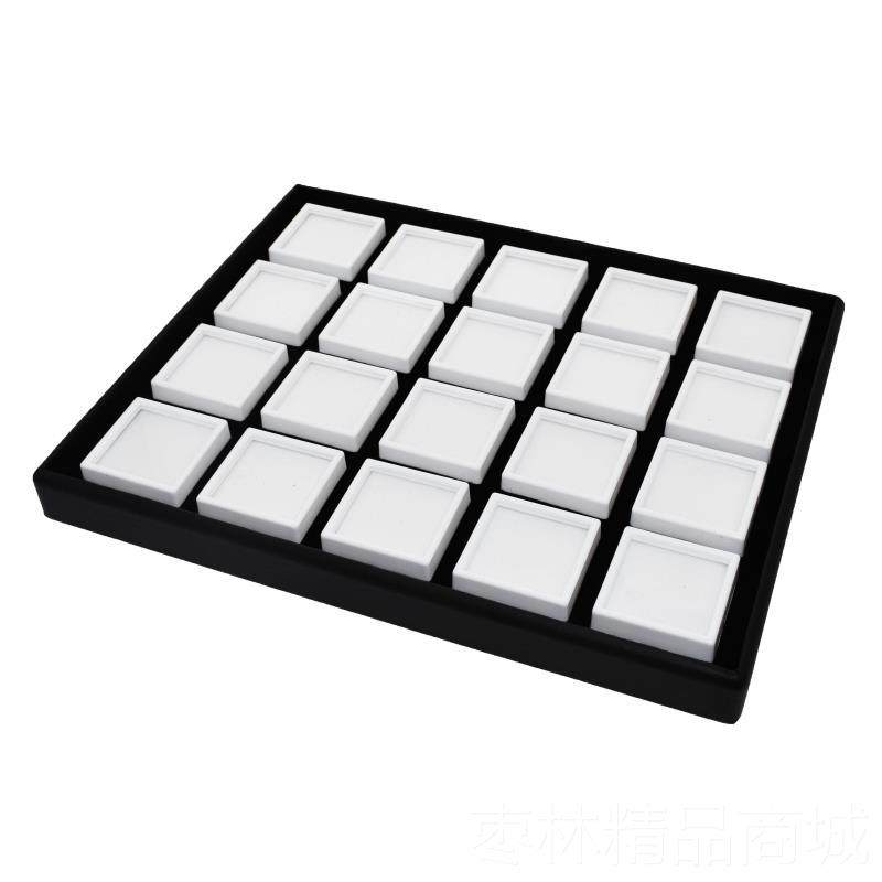 正品4宝珠首饰彩宝盒分格盘裸石盒宝石盘4*小个盒24柜台宝石展示,饰品/流行首饰/时尚饰品新,首饰盒,淘宝优惠券,粉丝福利购,淘宝优惠卷