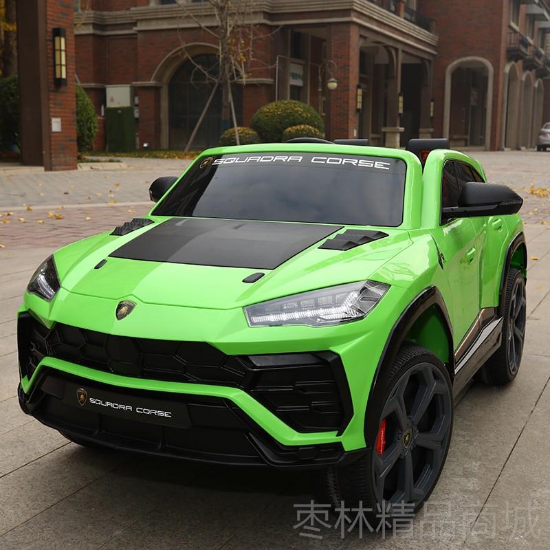 正品兰博基尼儿童电动车四轮越野汽车玩宝具车宝婴人儿可坐小孩遥