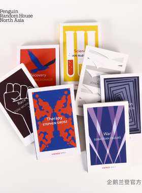 英文原版 Vintage Minis小彩虹系列 7本组合套装合集 工作 抑郁 战争 治疗 康复 种族 科学 麦克尤恩 约瑟夫·海勒