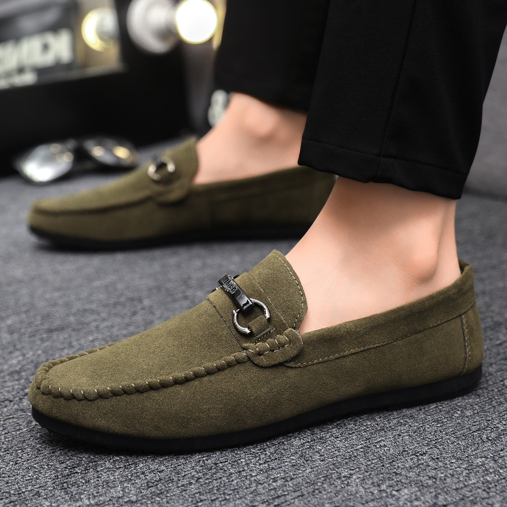 软底豆豆鞋潮流舒适发型师休闲鞋