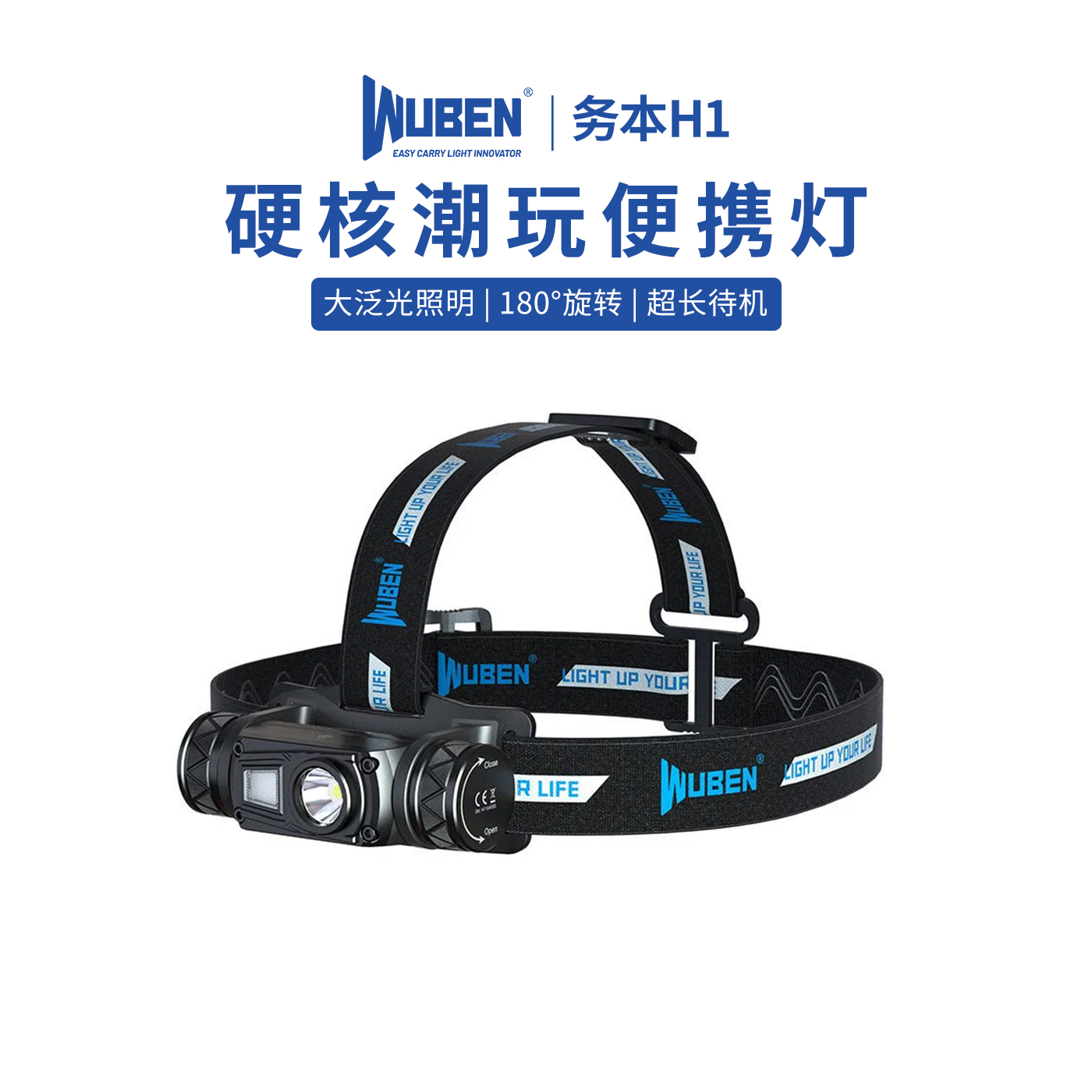 【天猫精选】超长续航强光头灯