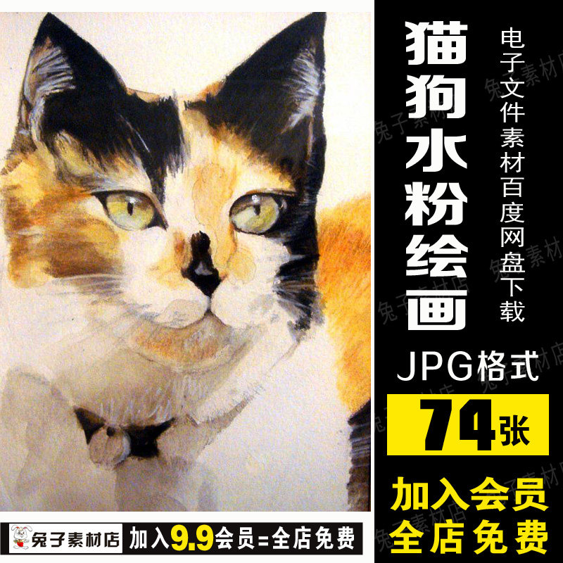 b91彩铅临摹图美食动物花卉静物彩铅电子版少儿美术彩铅临摹图片