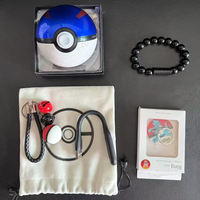 Large-capacity power bank, 20,000 mah, creative Poke Ball hand warmer, cute and handsome Poke ball, alien cartoon boy, suitable for Huawei and Apple fast charging, mini 20,000 Pokemon power bank thumbnail 6
