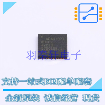 ADC/DAC-专用型 ADAU1977WBCPZ LFCSP-40   全新原装进口