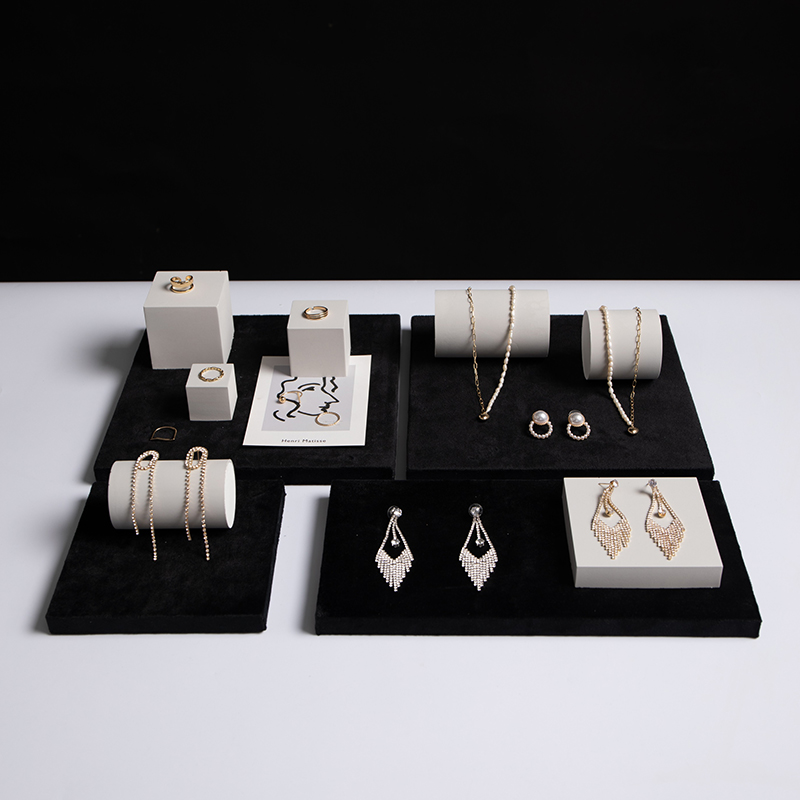 首饰展示板石膏绒布珠宝