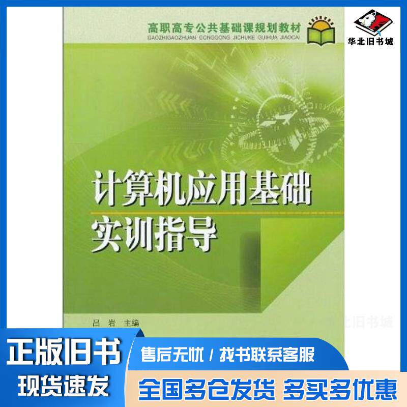 正版旧书计算机应用基础实训指导吕岩编中国电力出版社9787512305540