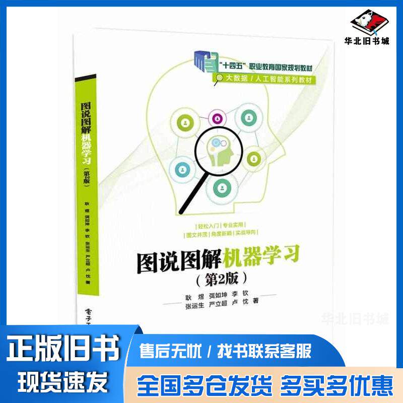 正版旧书图说图解机器学习第二2版耿煜弭如坤李钦等电子工业出版社9787121490828