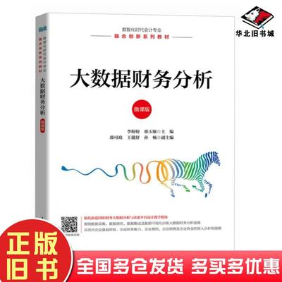 正版旧书大数据财务分析微课版李盼盼人民邮电出版社9787115657398