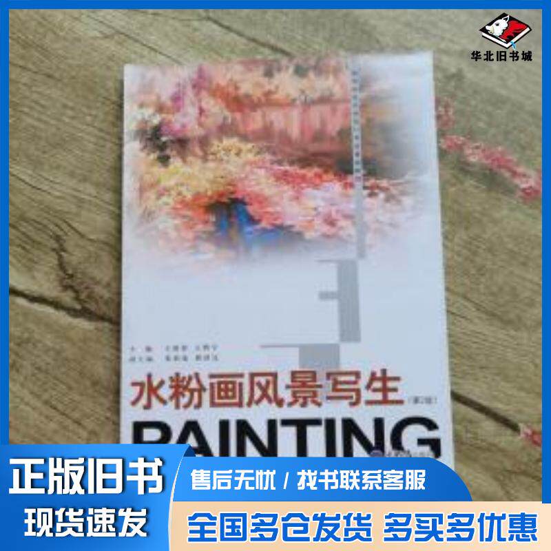 正版旧书水粉画风景写生第二版王新荣王骋宇主编张新龙刑清辽副主编重庆大学出版社9787562478539