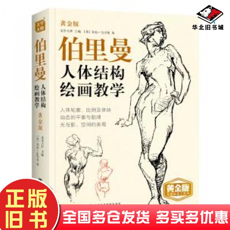 正版旧书伯里曼人体结构绘画教学乔治伯里曼中国美术学院出版社9787550323094