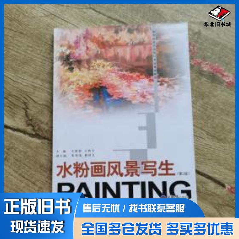 正版旧书水粉画风景写生第二版王新荣王骋宇主编张新龙刑清辽副主编重庆大学出版社9787562478539