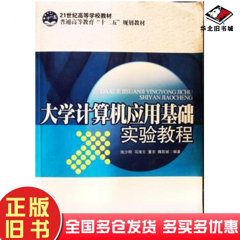 正版旧书大学计算机应用基础实验教程张少刚冶金工业出版社9787502455941