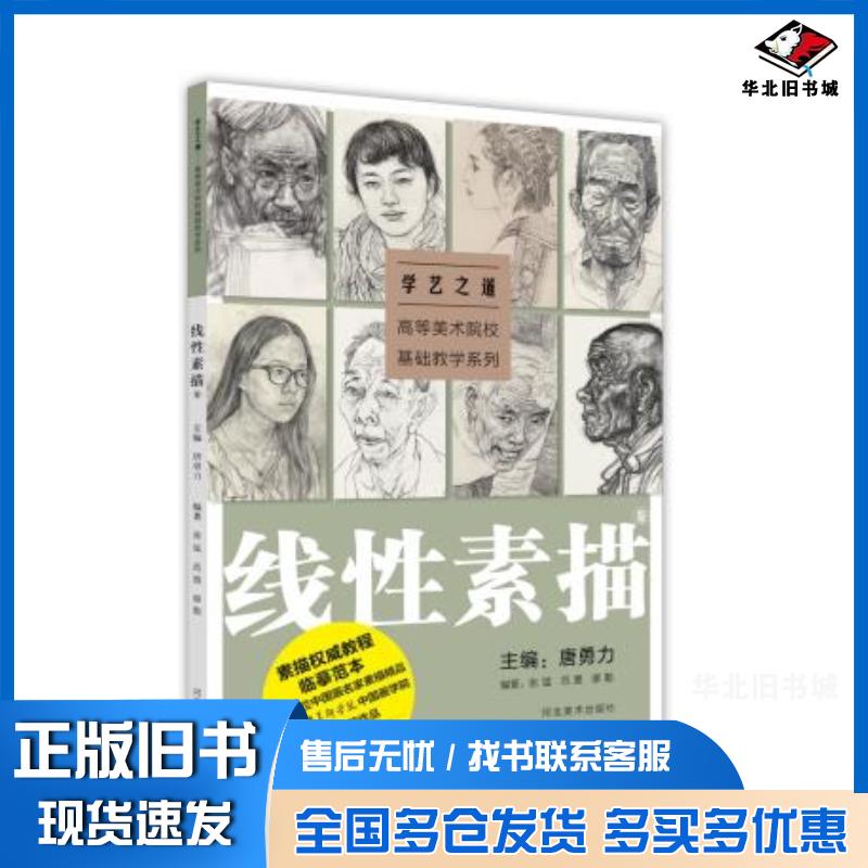 正版旧书学艺之道:高等美术院校基础教学系列.线性素描卷本书主编河北美术出版社9787531089131