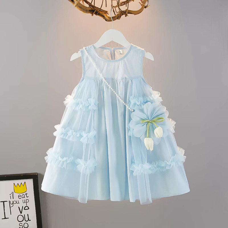 专柜正品女童夏季连衣裙新款