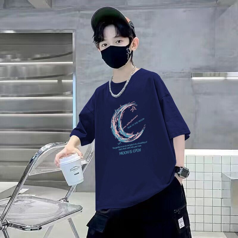 短袖T恤夏季中大童时髦男孩宝宝