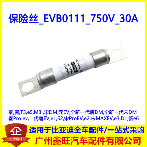 适配比亚迪秦唐T3e5M3宋DM元EV秦Proe1s2e2宋MAXe3e6保险丝熔断体