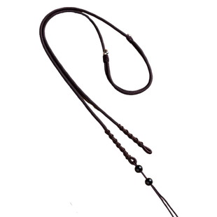 横穿天珠蜜蜡路路通专用伸缩项链挂脖件绳子男女手工编织吊坠挂绳