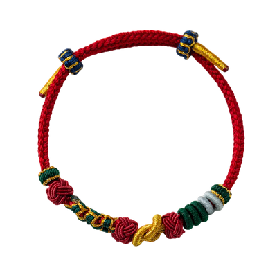 艺楷DIY莫相离手绳可穿龙舟黄金