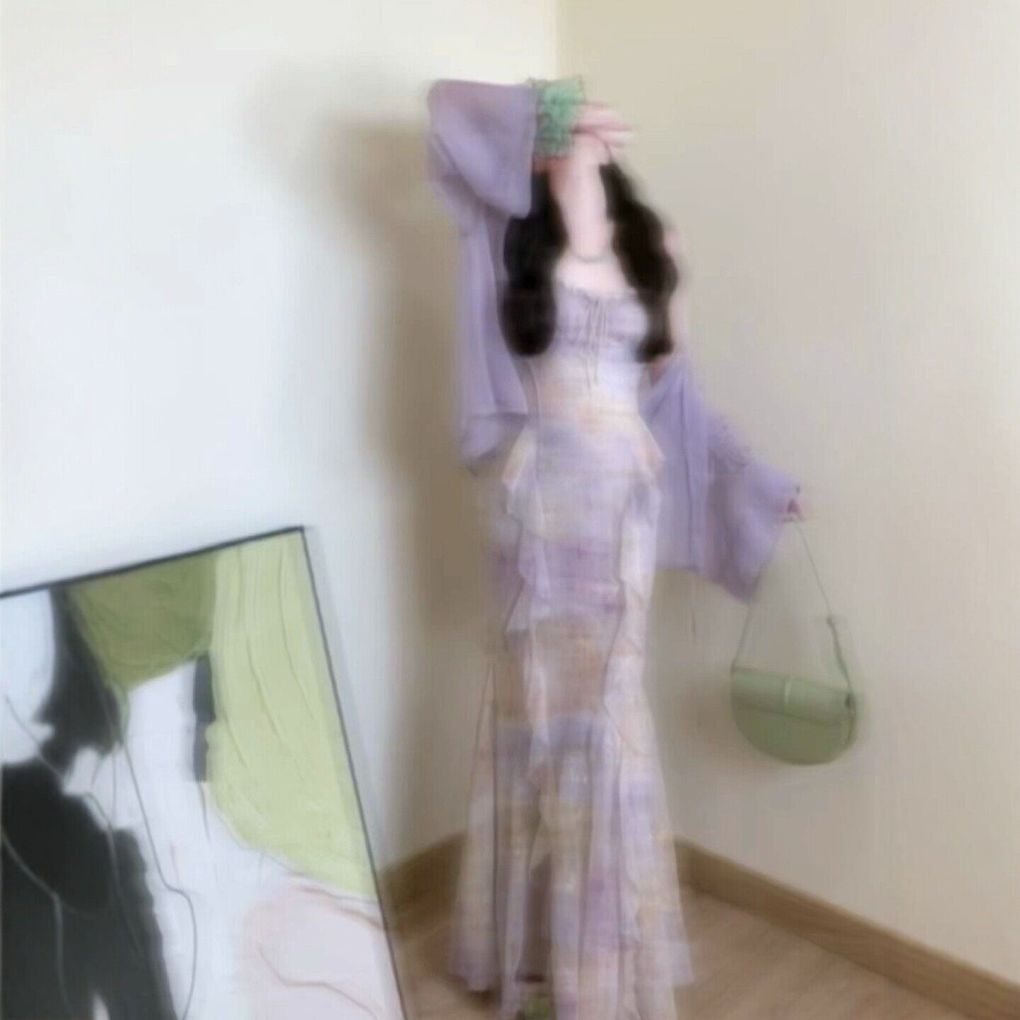 专柜御姐独特绝美开衫吊带连衣裙两件套巨好看的修身包臀鱼尾裙26