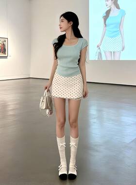 专柜裙子女2026新款夏套装小个子独特超好看上衣半身裙一整套ootd