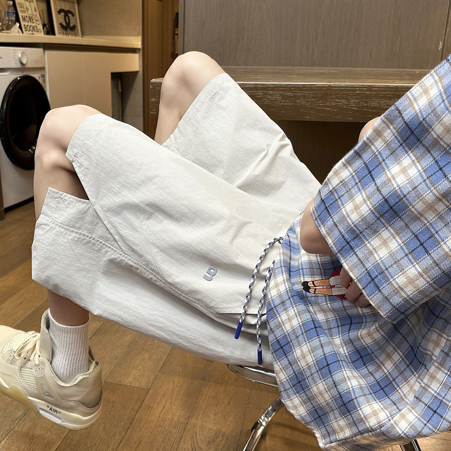 专柜夏季短裤男款2026新款潮牌美式五分裤子男宽松休闲青少年运动