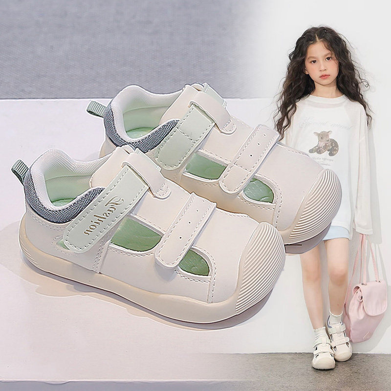 专柜女童宝宝时尚运动凉鞋儿童2026夏季新款潮款简约软底轻便百搭