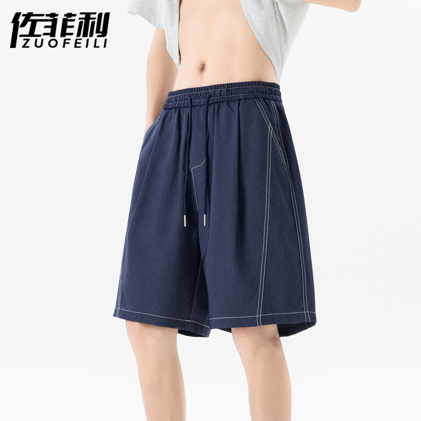 专柜Cleanfit风短裤男夏季新款美式休闲五分裤子男宽松青少年运动