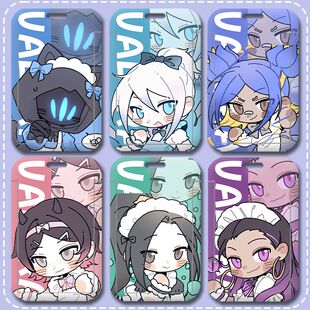 无畏契约瓦罗兰特幽影捷风霓虹贤者校园卡水卡学生饭卡校牌硬卡套