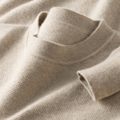 针织衫 小半高领中厚100%纯羊绒衫 男秋冬季 羊毛中青年线衣保暖毛衣