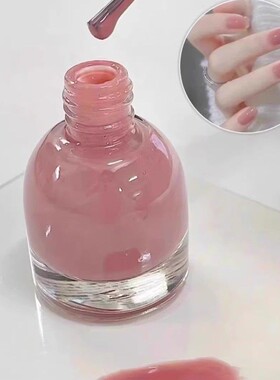 【下单立减30】裸色指甲油显白快干秋冬ins果冻色流行色气质JT