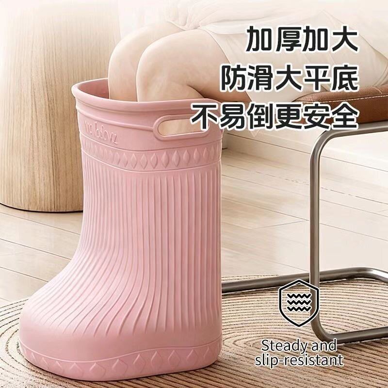 泡脚桶过小腿洗脚家用过膝泡脚桶靴恒温高深桶省水足浴盆zc