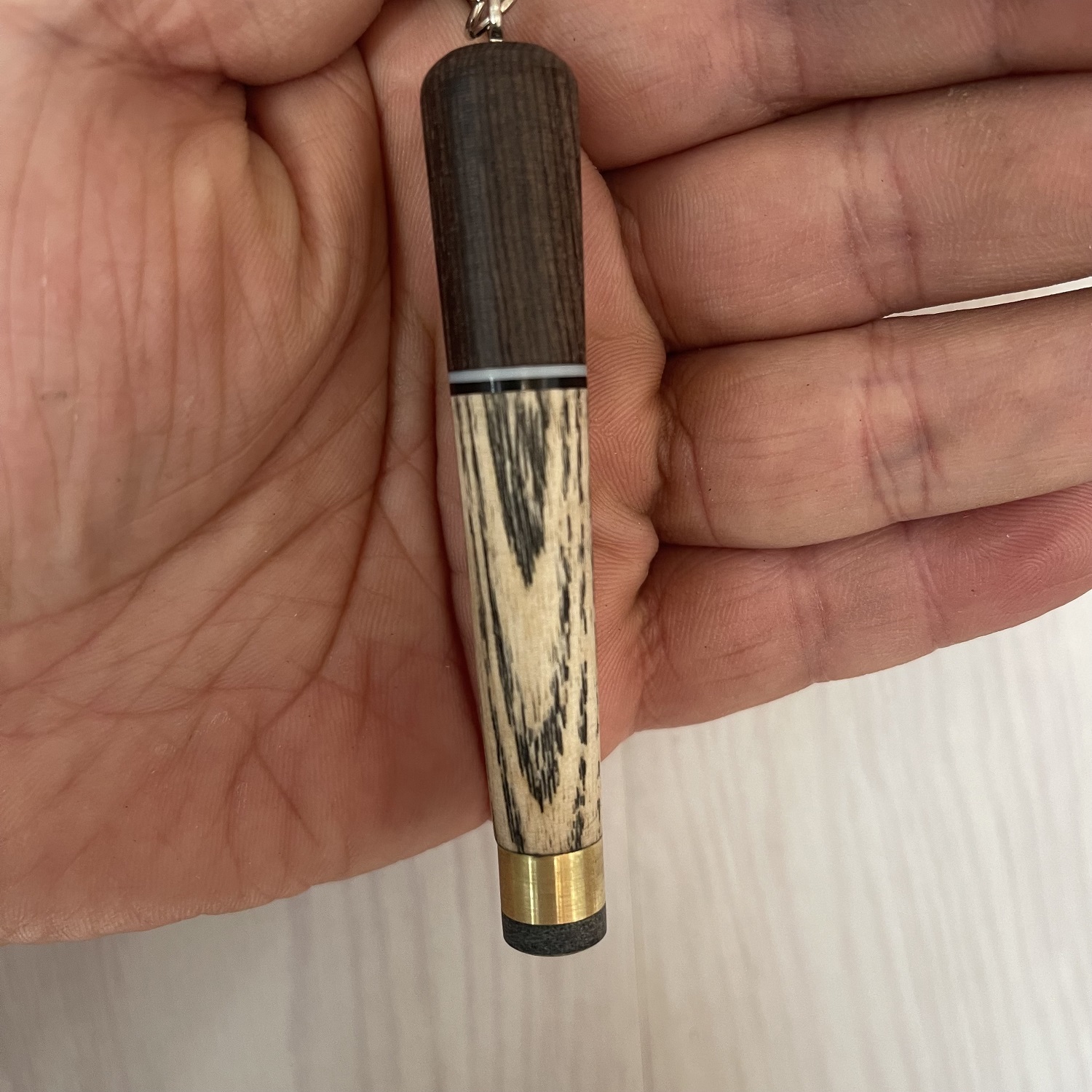 Q版迷你台球杆钥匙链手工制作