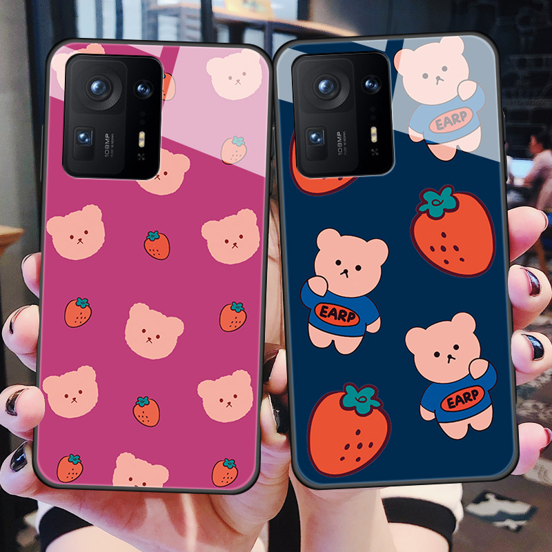 小米mix4保护防摔可爱风硅胶套