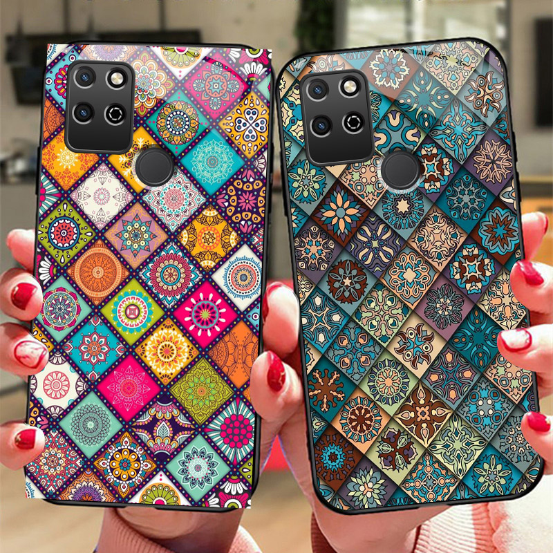 荣耀Play5系列玻璃手机壳个性ins