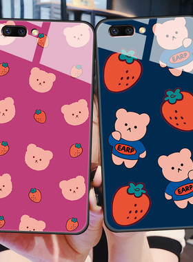 oppor11s手机壳R11玻璃保护oppor11t硅胶套plus全包防摔st软边硬壳oopor可爱卡通sm男女款opoor0pp0opopr网红