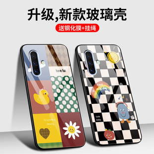 vivoX30手机壳voviX30Pro玻璃5g全包防摔x3Opor硅胶软边硬壳voivx男女vovo情侣V1938CT卡通vlv0可爱ins黑白格