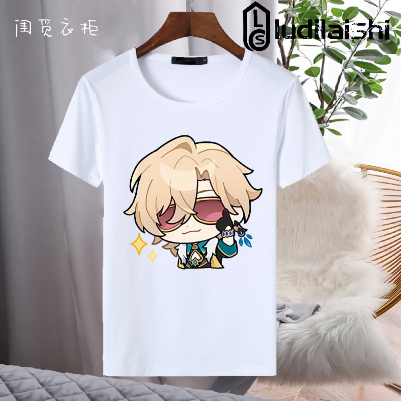 崩铁星穹铁道周边圆领短袖T恤