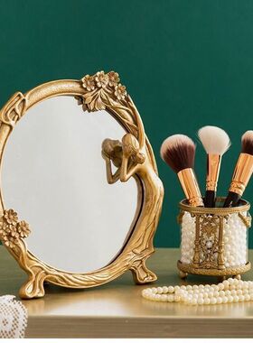 镜子浮雕墙面梳妆镜化妆镜桌面