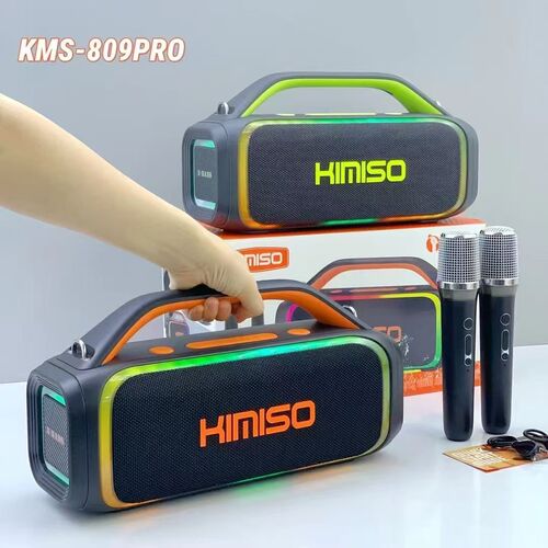 KMS-809PRO户外手提K歌蓝牙音响低音炮40W大功率广场舞卡拉ok音箱
