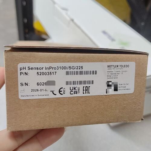议价Mettler Toledo pH传感器 InPro3100