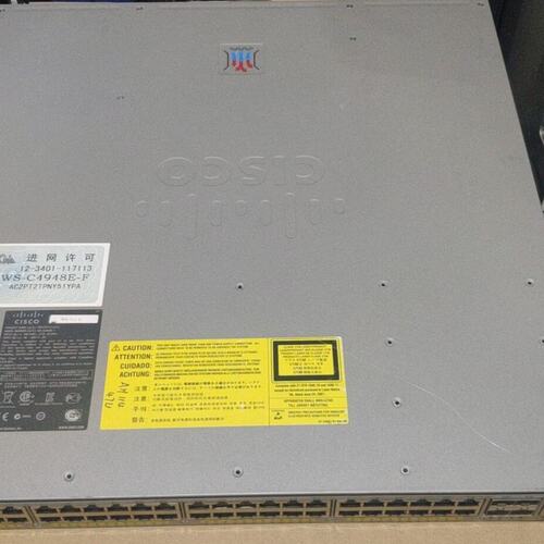 议价Cisco WS-C4948E-F单电源 48电口+4口万兆