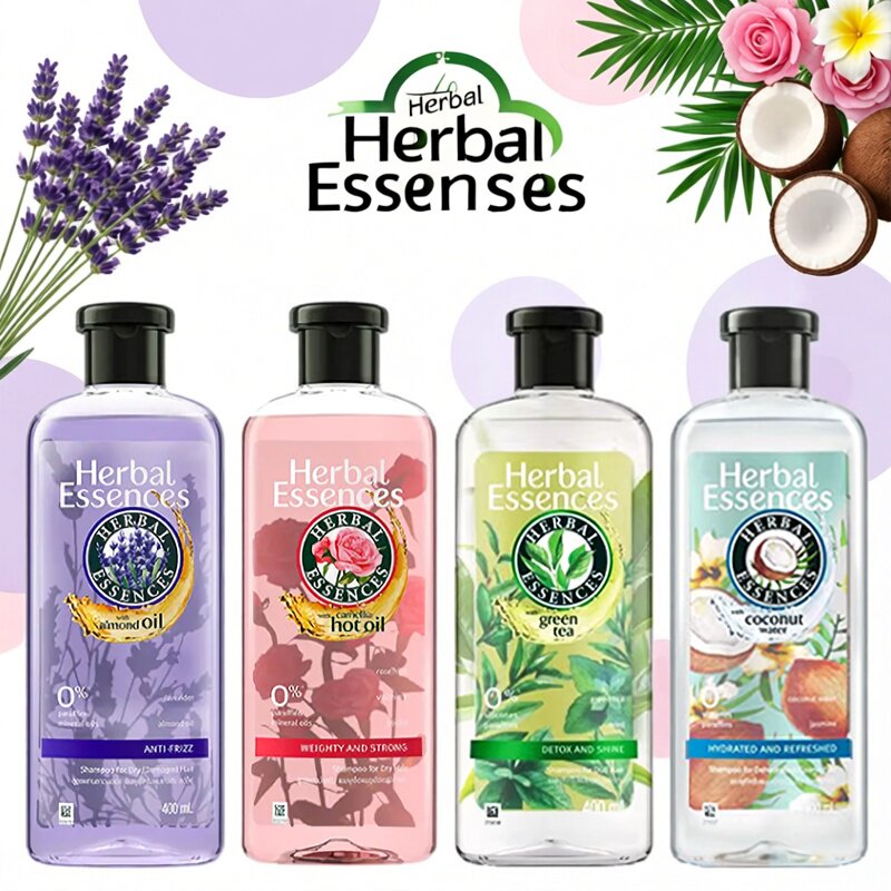 跨境进口 泰国HERBAL ESSENCES/伊卡璐 洗发水/护发素 400ml