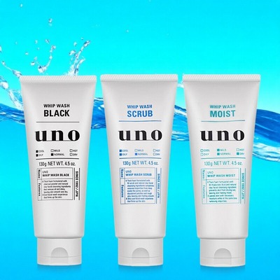 uno吾诺洁面男士洗面奶130g
