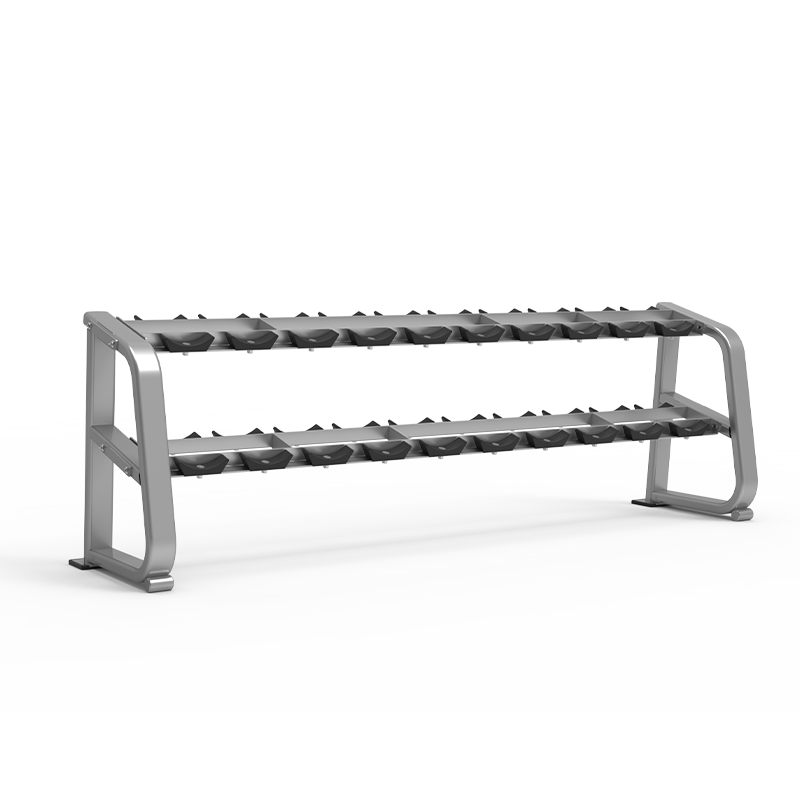 FEEBO双层商用哑铃架杠铃架杠铃片架 训练器综合训练器健身器材