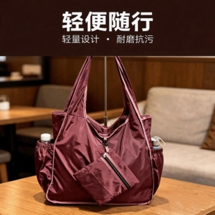 【38*38*13】拉链款松紧侧兜多口袋折叠购物收纳袋