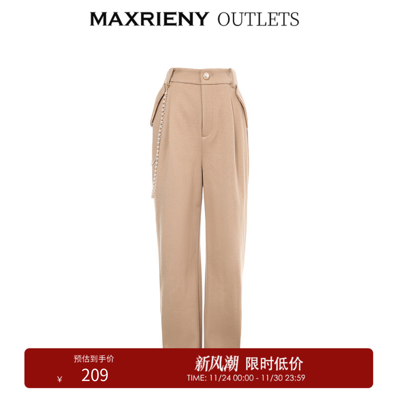 卡其色九分裤休闲长裤抗皱