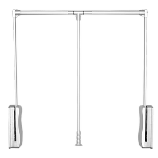 衣帽间衣柜内下拉式挂衣杆衣橱挂衣架拉杆升降挂衣器伸缩衣通衣架
