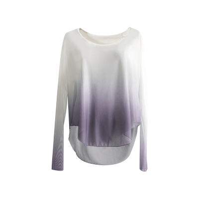 叶落清舞渐变上衣古典舞声韵纱衣