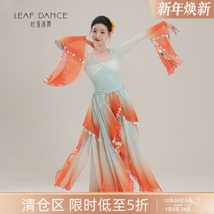 叶落清舞古典舞锦鲤亮片纱衣裤 裙飘逸身韵演出艺考练功中国舞蹈服